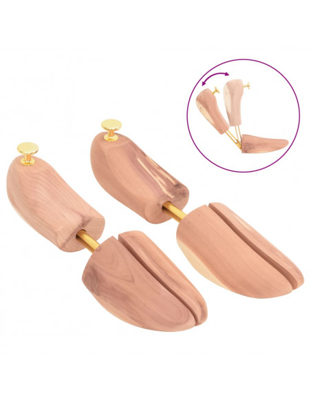 Allarga Scarpe con Calzascarpe EU 44-45 Legno Massello Cedro