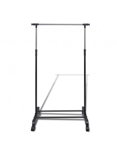 Appendiabiti Regolabili 2 pz con 1 Asta per Abiti