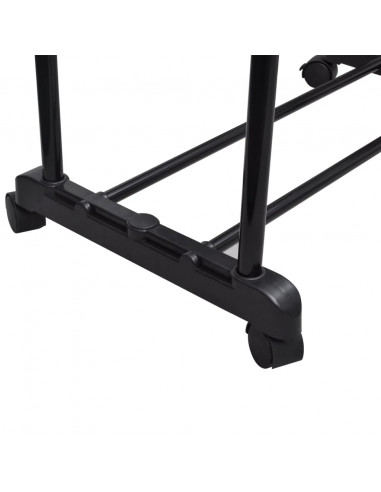 Appendiabiti Regolabili 2 pz con 2 Aste per Abiti