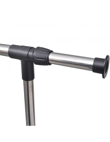 Appendiabiti Regolabile 4 Ruote 1 Asta Appendino