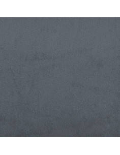Divano Letto Estraibile Cassetti Grigio Scuro 80x200cm Velluto