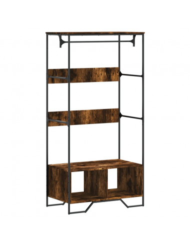 Armadio Rovere Fumo 90x50x180 cm in Truciolato