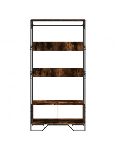 Armadio Rovere Fumo 90x50x180 cm in Truciolato