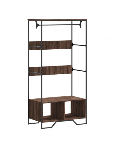 Armadio Rovere Marrone 90x50x180 cm in Truciolato