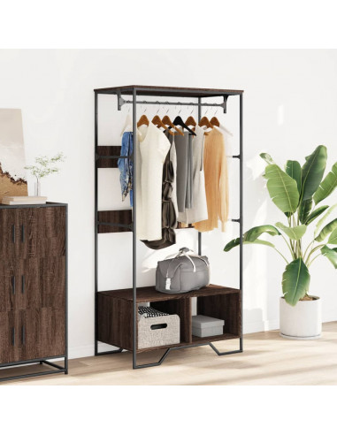 Armadio Rovere Marrone 90x50x180 cm in Truciolato