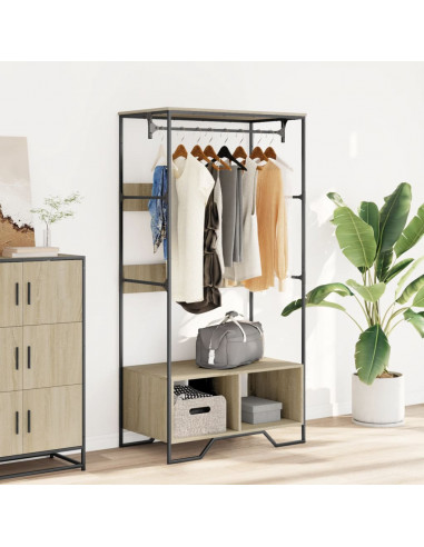 Armadio Rovere Sonoma 90x50x180 cm in Truciolato