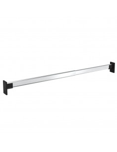 Aste Telescopiche per Armadi 2 pz Argento 58-100 cm 2