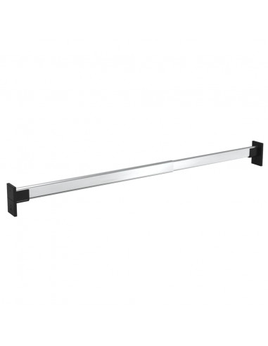 Aste Telescopiche per Armadi 4 pz Argento 58-100 cm