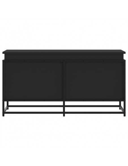 Contenitore con Coperchio Nero 100x40x51,5 cm in Truciolato