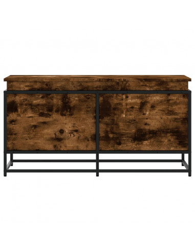 Contenitore con Coperchio Rovere Fumo 100x40x51,5cm Truciolato