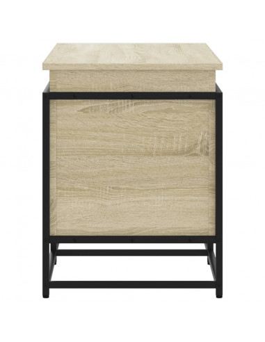 Contenitore con Coperchio Rovere Sonoma 100x40x51,5 Truciolato