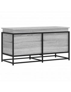 Contenitore con Coperchio Grigio Sonoma 100x40x51,5 Truciolato 2