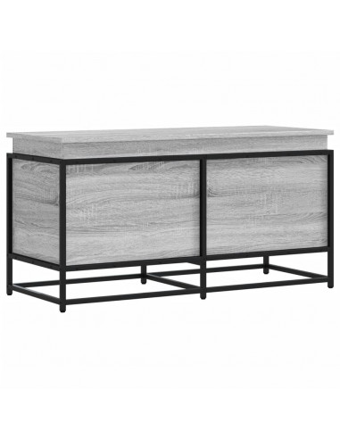 Contenitore con Coperchio Grigio Sonoma 100x40x51,5 Truciolato