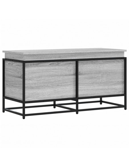 Contenitore con Coperchio Grigio Sonoma 100x40x51,5 Truciolato