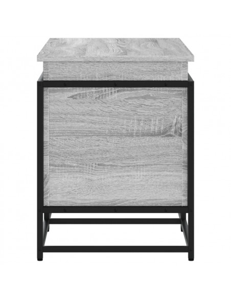 Contenitore con Coperchio Grigio Sonoma 100x40x51,5 Truciolato