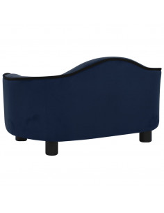 Divano per Cani Blu 67x47x36 cm in Peluche