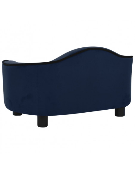 Divano per Cani Blu 67x47x36 cm in Peluche