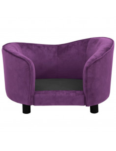 Divano per Cani Borgogna 69x49x40 cm in Peluche