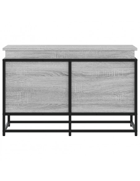 Contenitore con Coperchio Grigio Sonoma 80x40x51,5cm Truciolato