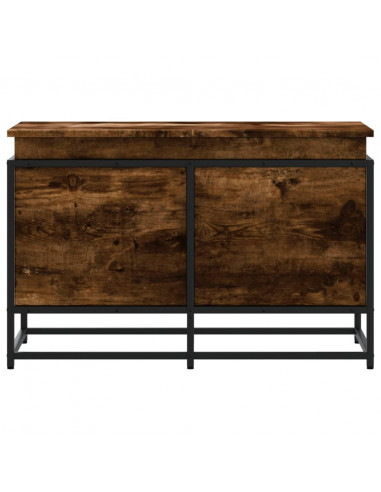 Contenitore con Coperchio Rovere Fumo 80x40x51,5cm Truciolato