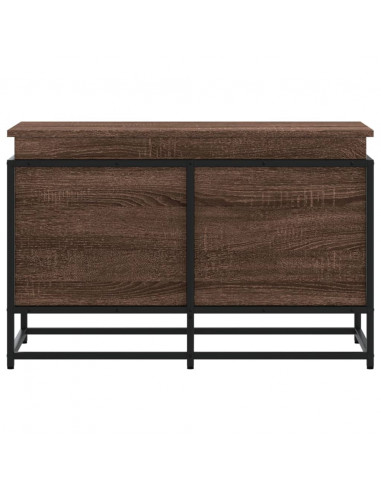 Contenitore con Coperchio Rovere Marrone 80x40x51,5 Truciolato