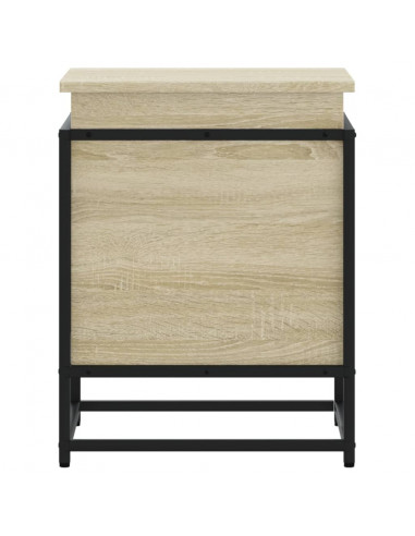 Contenitore con Coperchio Rovere Sonoma 40x40x51,5cm Truciolato