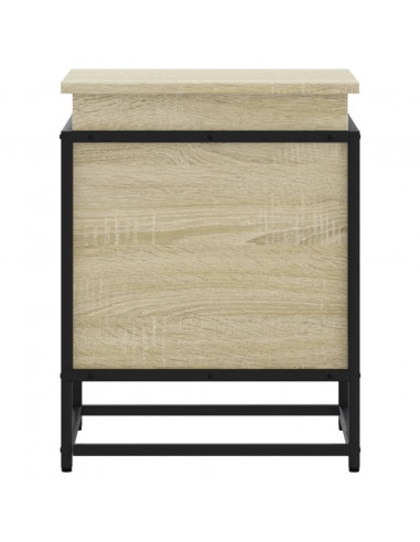 Contenitore con Coperchio Rovere Sonoma 40x40x51,5cm Truciolato