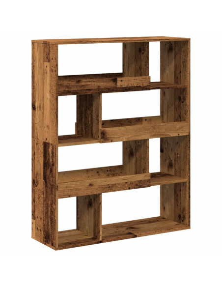 Divisorio Stanza Legno Antico 100x33x125,5 cm in Truciolato