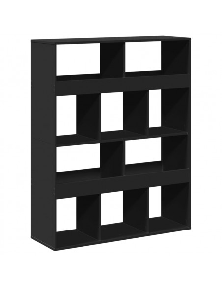 Divisorio Stanza Nero 100x33x125,5 cm in Truciolato