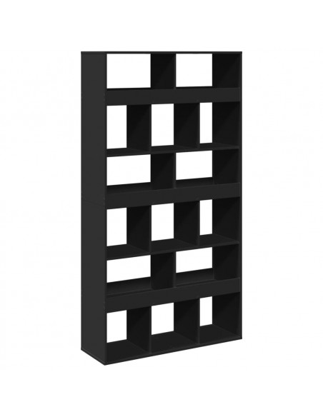 Divisorio Stanza Nero 100x33x187,5 cm in Truciolato