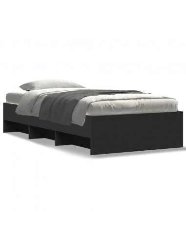 Giroletto Nero 90x200 cm in Legno Multistrato