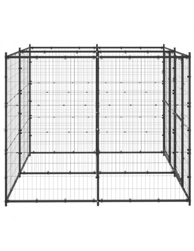 Gabbia per Cani da Esterno in Acciaio 4,84 m²