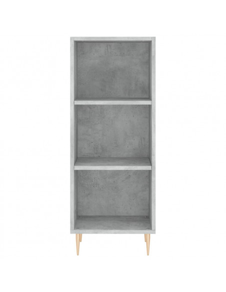 Credenza Grigio Cemento 34,5x32,5x90 cm in Legno Multistrato