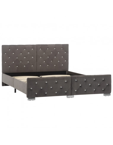 Giroletto Grigio in Velluto 140x200 cm