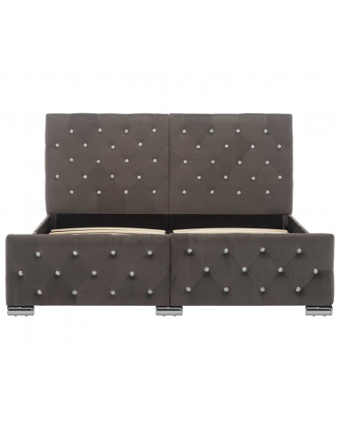 Giroletto Grigio in Velluto 140x200 cm