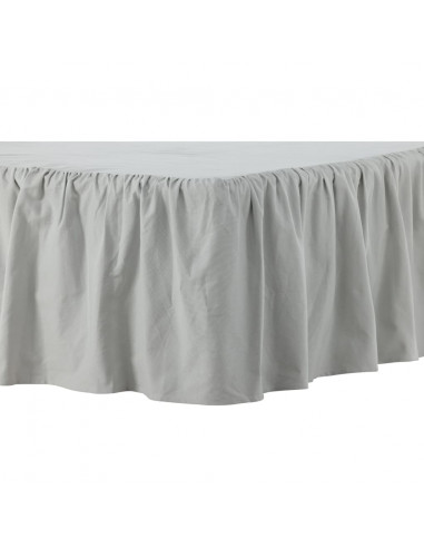 Venture Home Copriletto Pixy 200x120 cm Cotone Grigio Chiaro