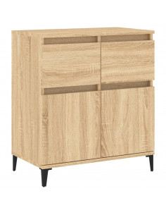 Credenza Rovere Sonoma 60x35x70 cm in Legno Multistrato 2