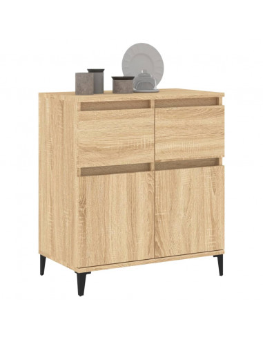 Credenza Rovere Sonoma 60x35x70 cm in Legno Multistrato
