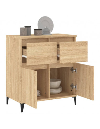 Credenza Rovere Sonoma 60x35x70 cm in Legno Multistrato