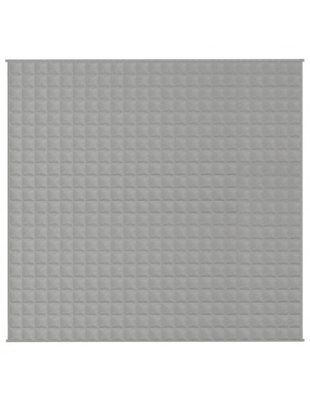 Coperta Ponderata Grigia 220x235 cm 11 kg Tessuto
