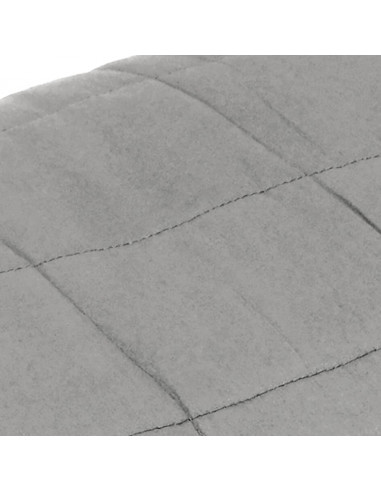 Coperta Ponderata Grigia 220x235 cm 11 kg Tessuto