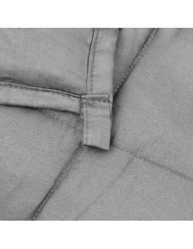 Coperta Ponderata Grigia 220x235 cm 11 kg Tessuto