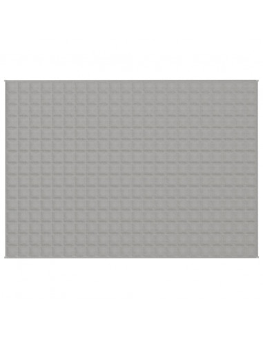 Coperta Ponderata Grigia 155x220 cm 7 kg Tessuto
