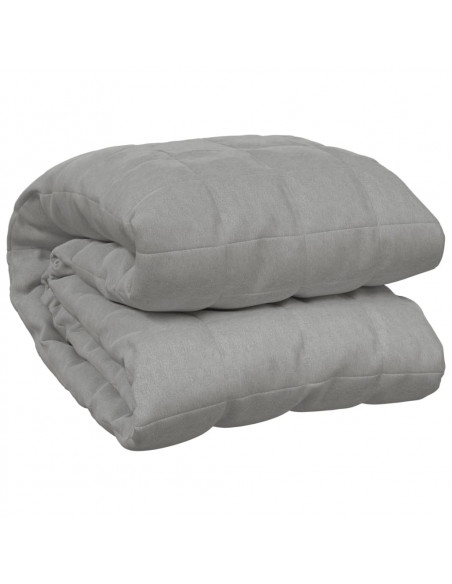 Coperta Ponderata Grigia 200x200 cm 13 kg Tessuto