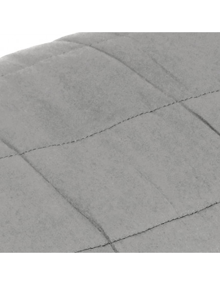 Coperta Ponderata Grigia 200x200 cm 13 kg Tessuto