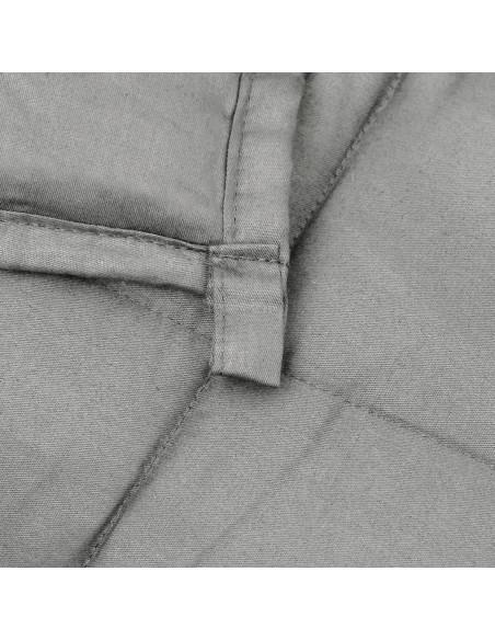 Coperta Ponderata Grigia 200x200 cm 13 kg Tessuto
