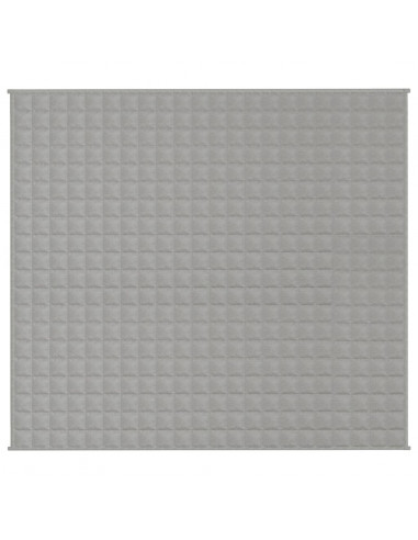 Coperta Ponderata Grigia 200x225 cm 9 kg Tessuto