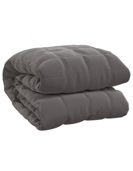 Coperta Ponderata Grigia 150x200 cm 7 kg Tessuto