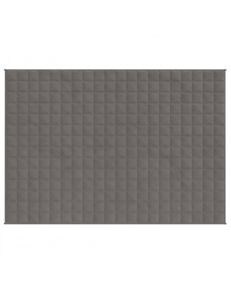 Coperta Ponderata Grigia 150x200 cm 7 kg Tessuto