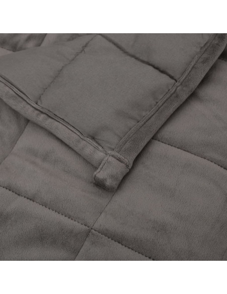 Coperta Ponderata Grigia 150x200 cm 7 kg Tessuto